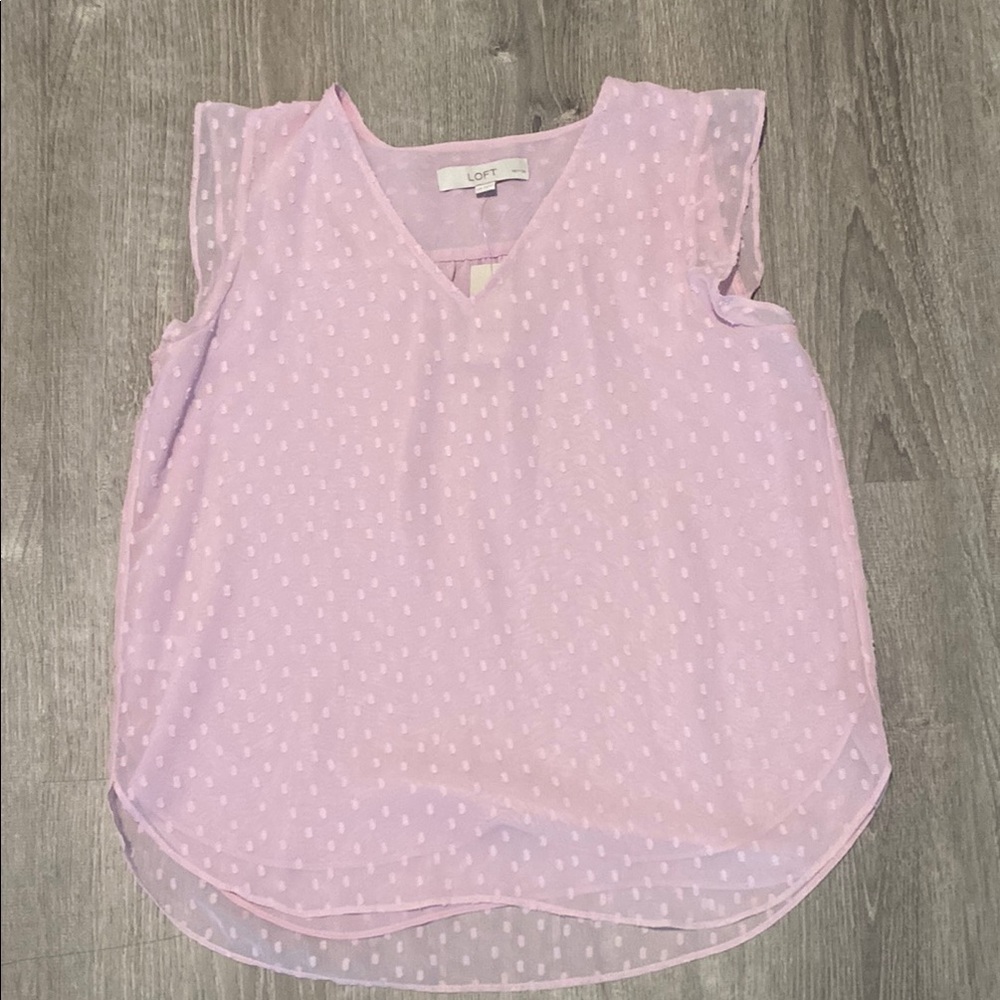 LOFT Pink Blouse
